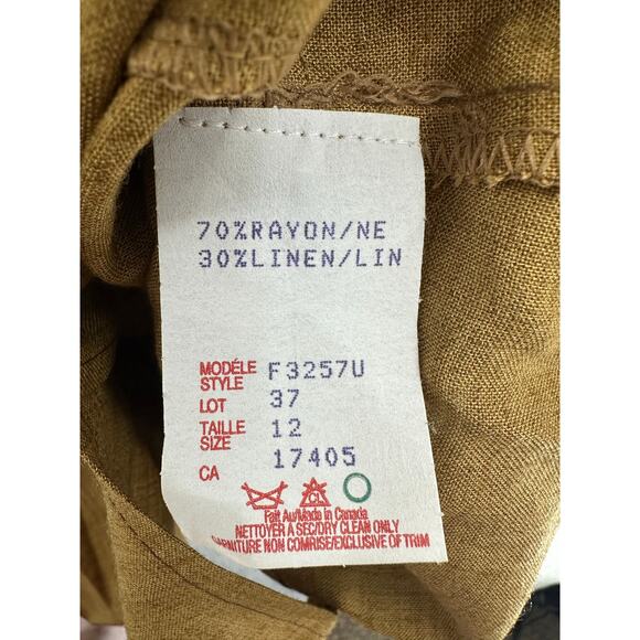 Conradc Collection Bronze Tan Lightweight Jacket - Size 12 - Picture 5 of 7